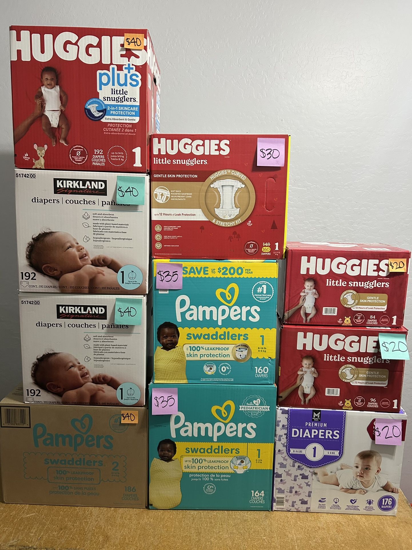 Diapers Pañales Pampers