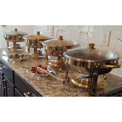 4 piece Round Chafing Dish