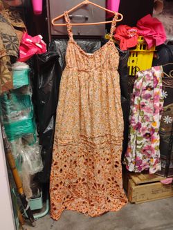 A large size summer dress