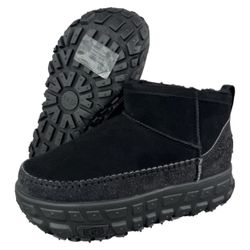 UGG VENTURE DAZE ULTRA MINI BOOTS SIZE 7 + 8 WOMENS 7 + 6 MENS BLACK 1158200 ANKLE NEW!!