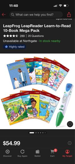 Leap frog Leap reader learn to read 10-book mega pack
