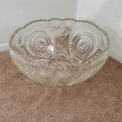 Glass Punch Bowl (LE Smith)