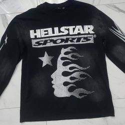Hellstar Sports Grey and Black Longsleeve 