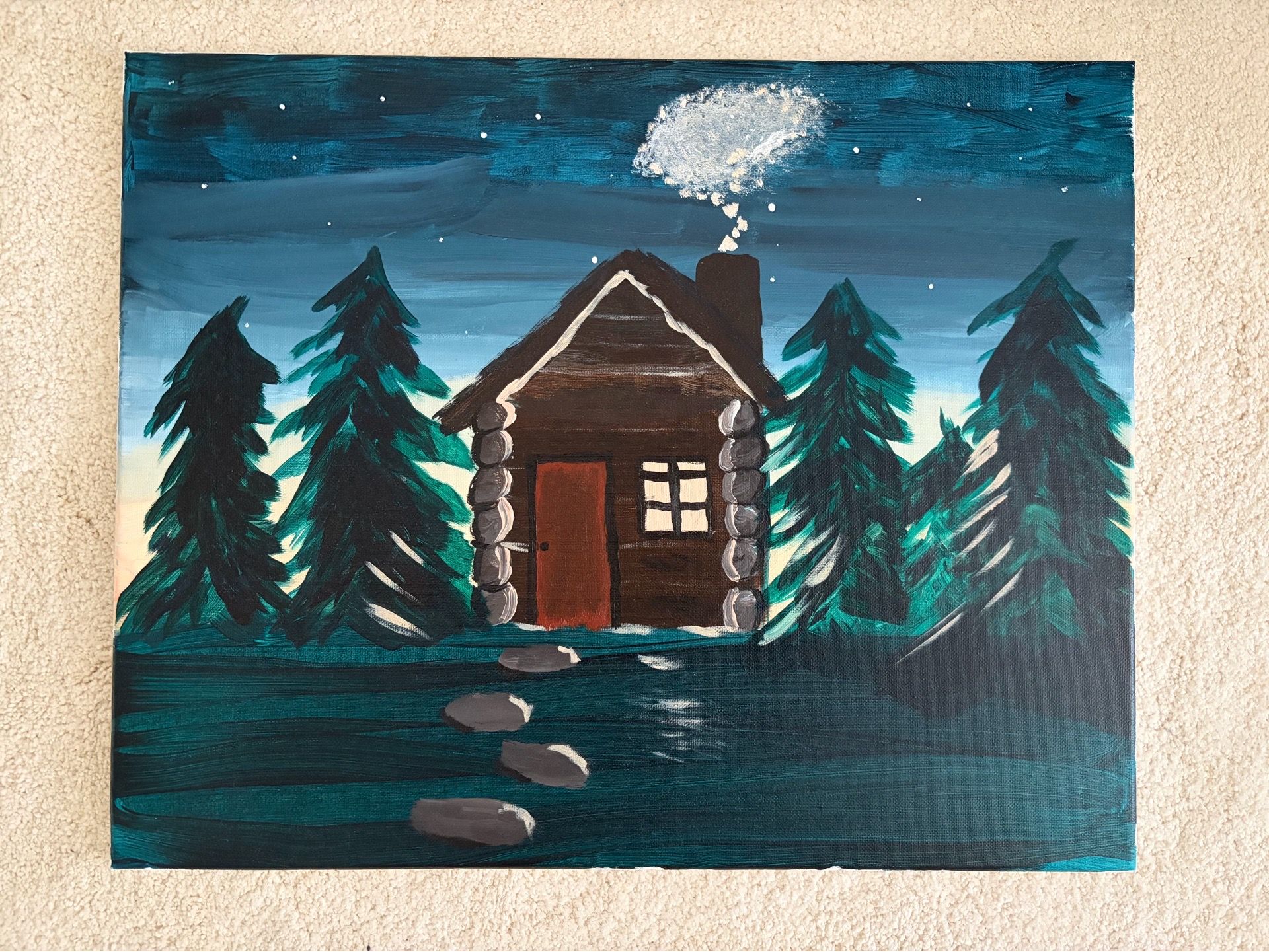 Canvas Watercolor FREE w/purchase