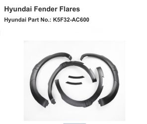 Hyundai Fender Flares Hyundai Part No.: K5F32-AC600