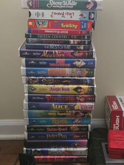 Mixed VHS and DVD Movie Collection Lot