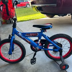 Huffy spider man bike