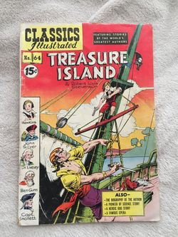 Classics Illustrated Graphic Novel: Treasure Island #64 1949