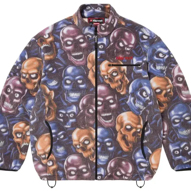 SUPREME X MARMOT FLEECE ZIP UP - BRAND NEW- MEDIUM