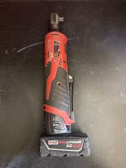 M12 12V Lithium-lon Cordless 3/8 in. Ratchet & M12 RedLithium XC 3 Ah Lithium-lon High Capacity Batt