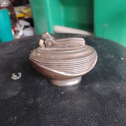 Vintage Bronson Lotus SilverTable Lighter 