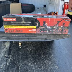 Craftsman 2 1/4 ton floor jack with jack stands NOS