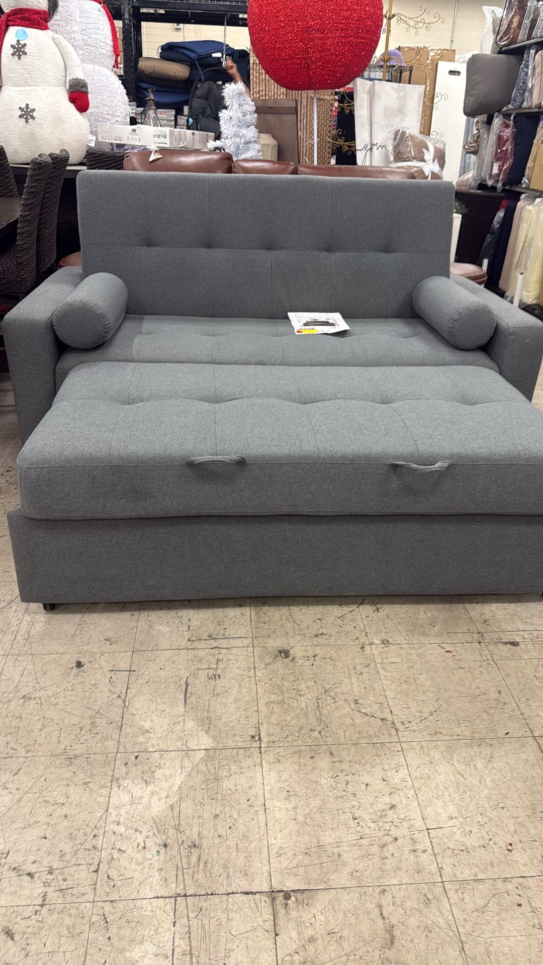 Sealy Meghan Queen Size Sleeper Sofa Gray