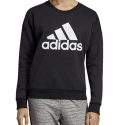 Adidas Blouse Top Shirt Sweater Sweatshirt Crew Neck Long Sleeve Tee Gym Top Casual Blouse 