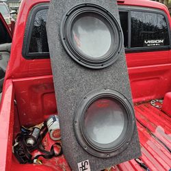 Alpine Type R Subwoofers In Ported Box 