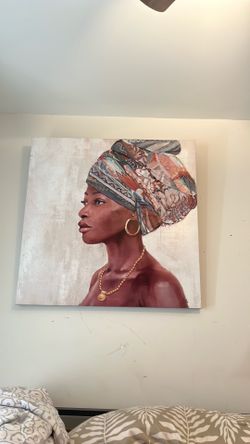 Huge canvas painting