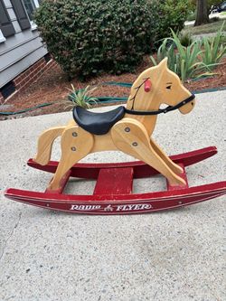 Radio Flyer Wooden Rocking Horse