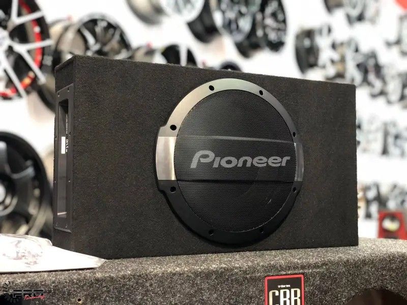 Pioneer TS-WX1010LA - 10 - Inch Shallow Mount Sealed Enclosure with Built-in Amplifier