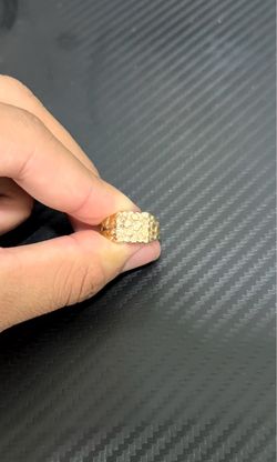 14 K Gold Nugget Size 8