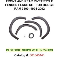 94-01 Dodge Ram 1500, 2500, 3500 Lund rivet style flares