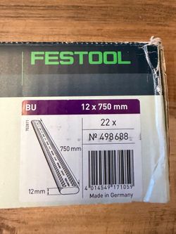 Festool BU 12x750 mm 13 pack of dominos/biscuits