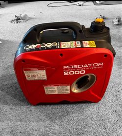 Predator 2000 generator / inverter