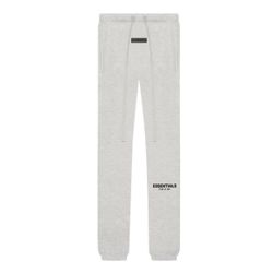 Essentials Light Oatmeal Cuffed Sweatpants 