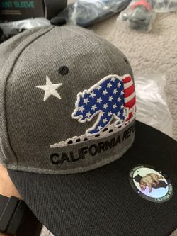 2 California republic hats