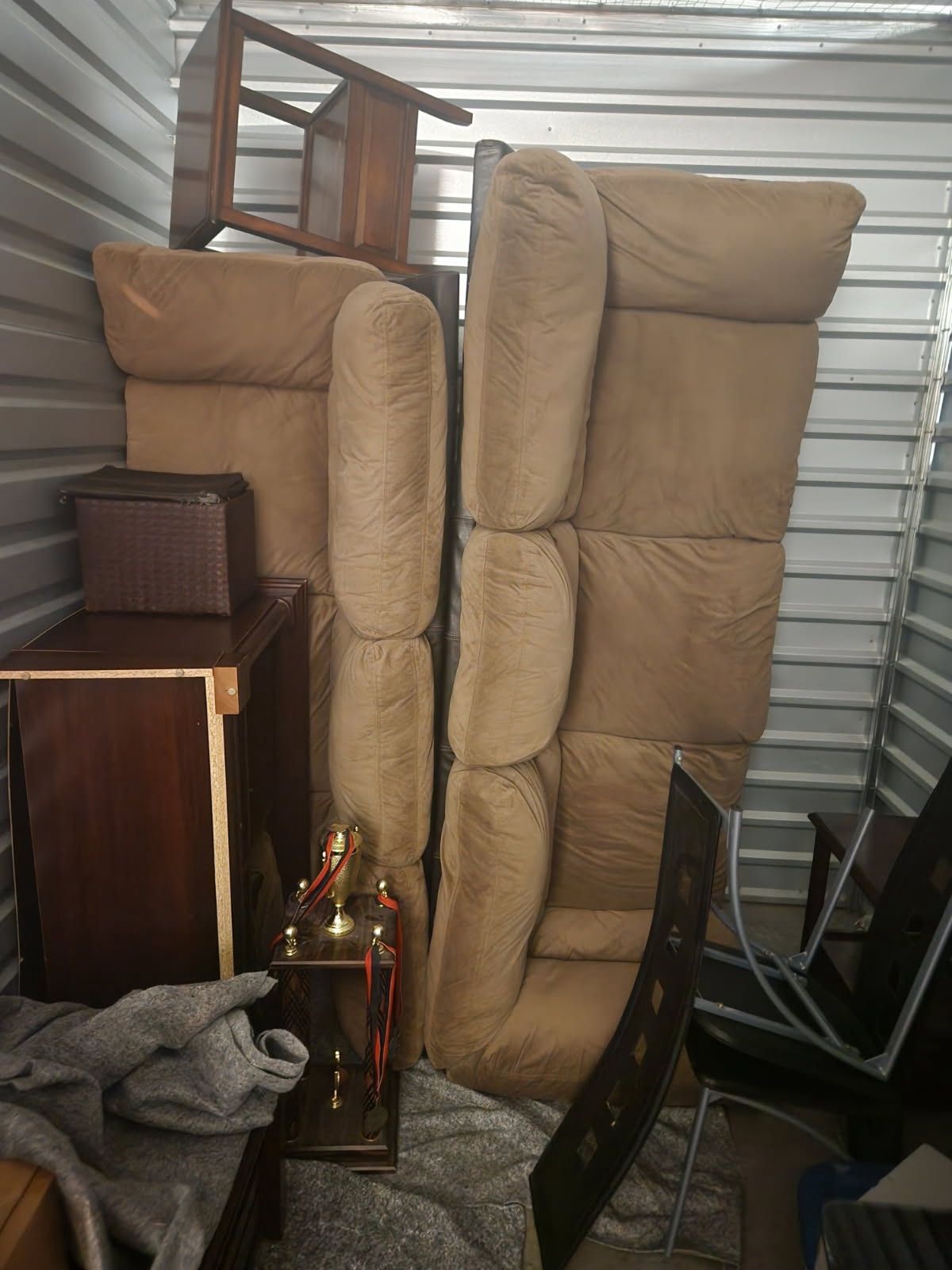 Tan/Brown Sectional For Sale $500 OBO