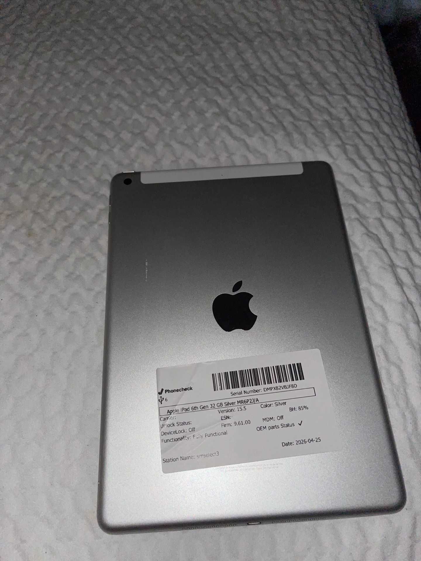 iPad 6th gen