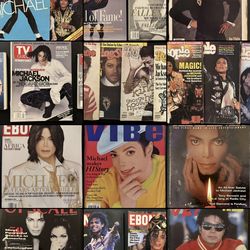 Michael Jackson Lot of 50 Magazines 1971–2010 Career Archive in  Print