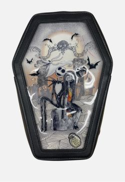 Nightmare Before Christmas Coffin Pin Backpack