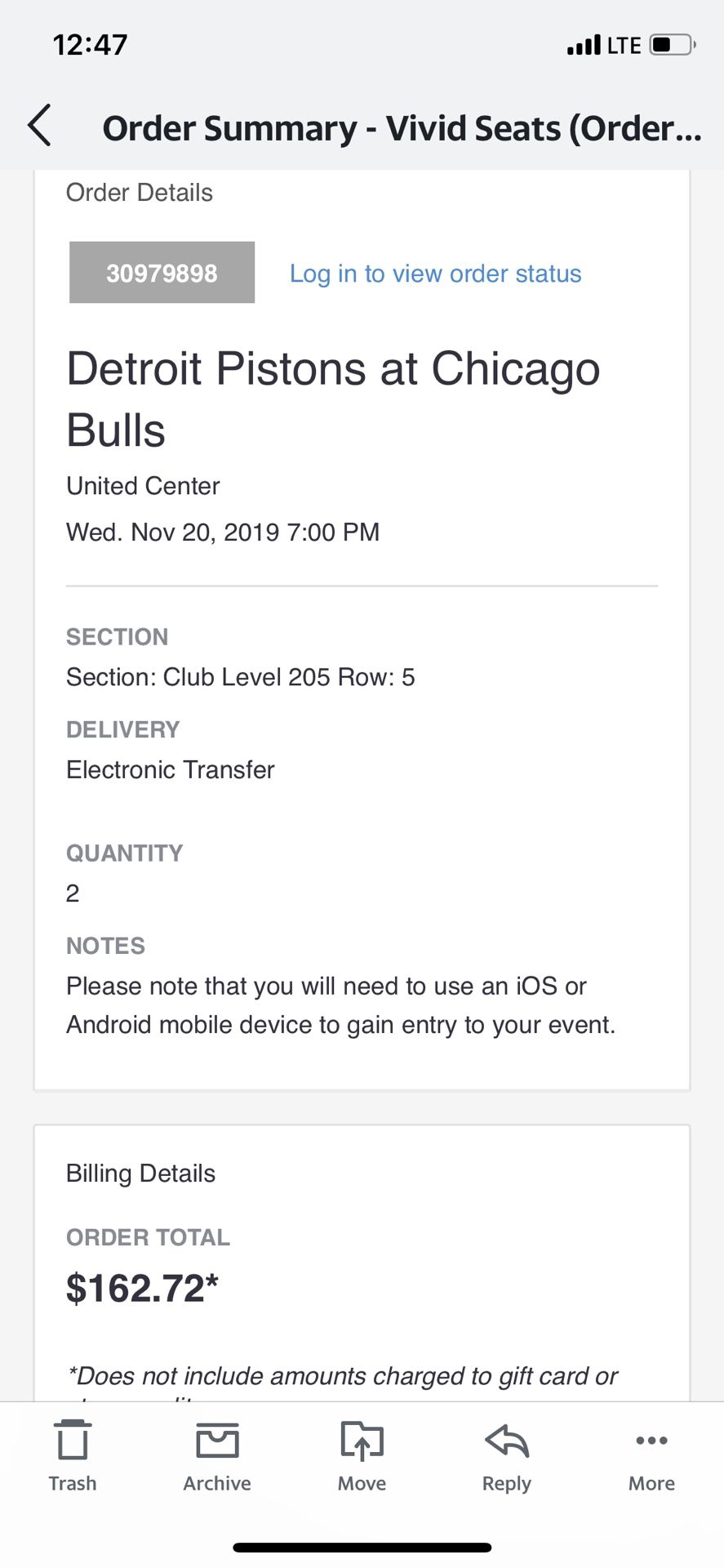 Bulls tickets vs pistons