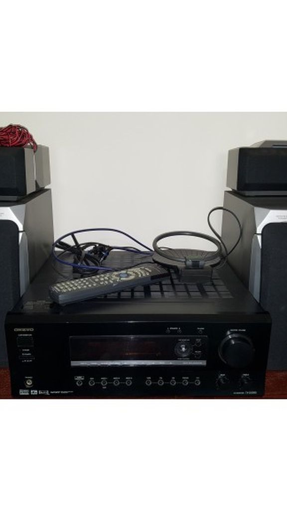 ONKYO Home Audio Theater with Receiver, Speakers, & Antenna