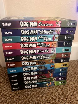 Dog Man Book Series by Dav Pilkey – 12 Books