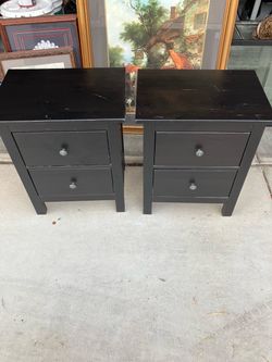 ikea hemnes Black Nightstands