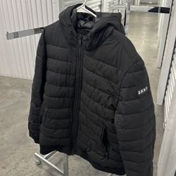 Dkny Insulated Winter Coat W/ Hood