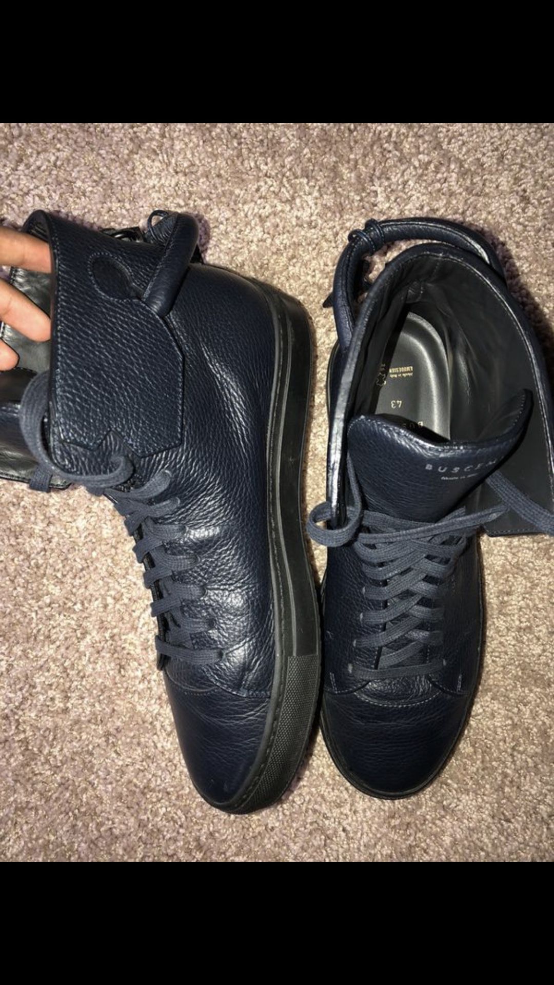 Men’s buscemi sneakers size 10