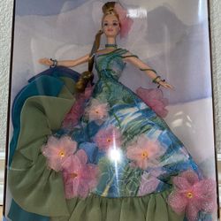 Collectible Water Lily Barbie Doll Claude Monet First In A Series Limited Edition 1997 NIB