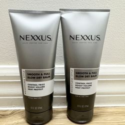 $12 for both Nexxus Smooth and Full Blow Dry Balm Frizz Control, Smooth and Full Hair 6 oz