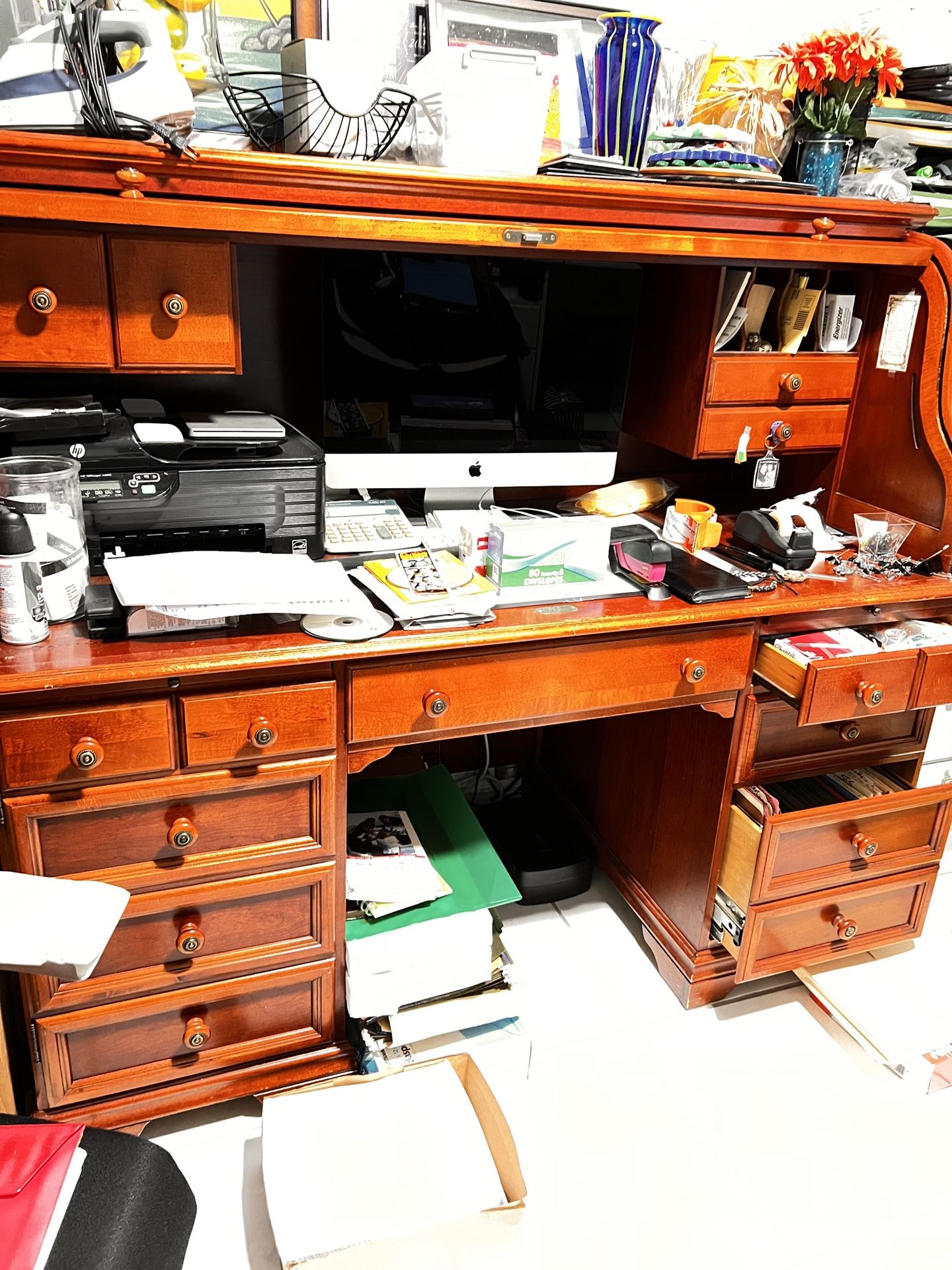 Antique Roll up desk