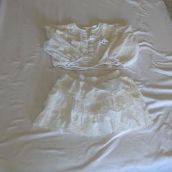 Girls Skirt And Top Size 5-6 Years Old Small