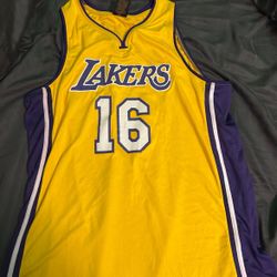 Gasol Lakers jersey XL