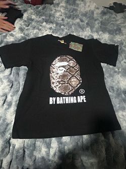 BAPE A Bathing Ape Snakeskin Graphic Tee
