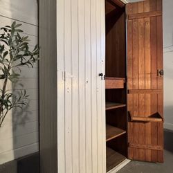 Primitive Farmhouse Cupboard / Pantry Cabinet