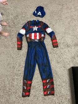 Captain America Costume Boy 8/10