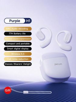 Lightweight Earbud Audio Headset. Brand new