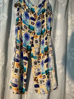 High slit Beach cover up pants