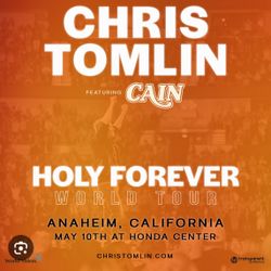 2 Chris Tomlin Holy Forever Concert Ticket