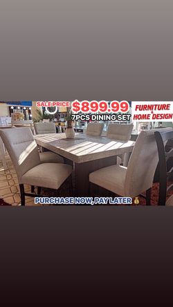 7pcs Dining set